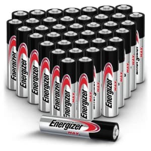 Energizer MAX AAA Alkaline Batteries 40-Pack for $19 for members