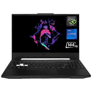 ASUS TUF Dash Gaming Laptop, 15.6" 144Hz FHD Display, Intel 12th Gen 10-Core i7-12650H, NVIDIA for $1,199