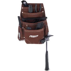 AWP 10-Pocket Suede Tool Pouch for $15