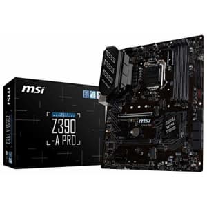 MSI Z390-A PRO LGA1151 (Intel 8th and 9th Gen) M.2 USB 3.1 Gen 2 DDR4 HDMI DP CFX Dual Gigabit LAN for $140 MSI Z390-A PRO LGA1151 (Intel 8th and 9th Gen) M.2 USB 3.1 Gen 2 DDR4 HDMI DP CFX Dual Gigabit LAN for $140