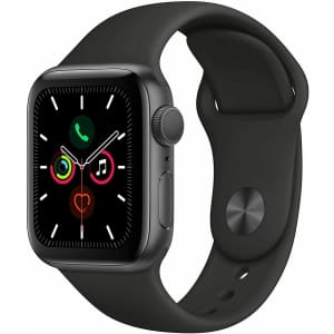 Apple Watch Series 5 GPS 44mm Aluminum Sport Smartwatch for $123