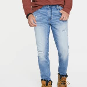 Aeropostale Jeans. Stock up and save on a wide variety of jeans for men and women, like the pictured Aeropostale Men's Athletic Skinny Premium Air Jean for $64.95 before quantity discount.