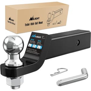 Nilight Trailer Hitch Ball Mount for $25