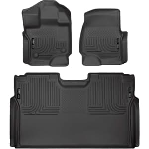 Husky Liners Fits SuperCrew Weatherbeater Front & 2nd Seat Floor Mats for $96 Husky Liners Fits SuperCrew Weatherbeater Front & 2nd Seat Floor Mats for $96