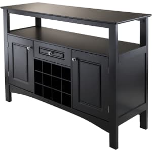 Winsome Jasper Buffet with Built-in Wine Rack for $156 Winsome Jasper Buffet with Built-in Wine Rack for $156