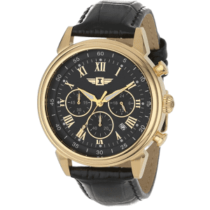 Invicta Men's 18k Gold-Plated Stainless Steel Watch for $62