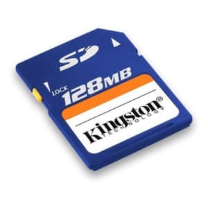 Kingston 128MB Secure Digital Card (SD/128-S) for $11