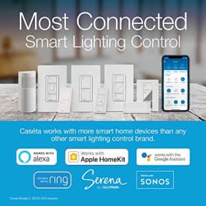 Lutron Caseta Smart Home Plug-in Lamp Dimmer Switch, Works with Alexa, Apple HomeKit, and The for $45 Lutron Caseta Smart Home Plug-in Lamp Dimmer Switch, Works with Alexa, Apple HomeKit, and The for $45