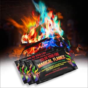 Magical Flames Color Changing Fire Packet 12-Pack for $17