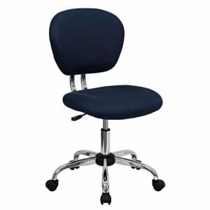 Flash Furniture Mid-Back Navy Mesh Padded Swivel Task Office Chair with Chrome Base for $89