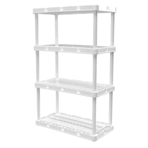 Gracious Living Knect-A-Shelf Resin Shelving Unit for $27 Gracious Living Knect-A-Shelf Resin Shelving Unit for $27