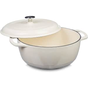 AmazonBasics 7.5-Quart Enameled Cast Iron Dutch Oven for $53 AmazonBasics 7.5-Quart Enameled Cast Iron Dutch Oven for $53