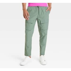 All In Motion Men's UPF 50+ Cargo Pants for $10