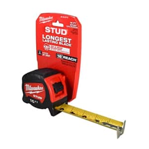 Milwaukee 48-22-9716 16 ft. x 1-5/16 in. Gen II Stud Tape Measure with 17 ft. Reach for $25