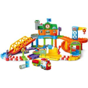 VTech Go! Go! Smart Wheels Roadmaster Train Set for $27 VTech Go! Go! Smart Wheels Roadmaster Train Set for $27