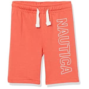 Nautica Boys' Big Drawstring Pull-on Shorts, Cayenne Knit, 18-20 for $19