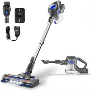 Moosoo 4-in-1 Cordless Stick Vacuum for $90