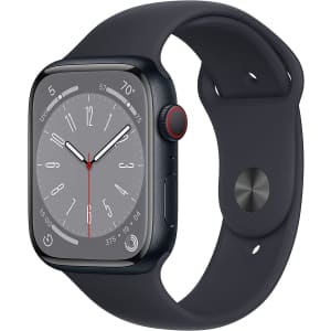 Apple Watch Series 8 GPS + Cellular 45mm Smartwatch for $459