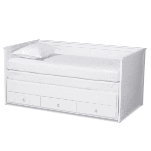 Baxton Studio Thomas Twin to King Expandable Daybed for $351 Baxton Studio Thomas Twin to King Expandable Daybed for $351