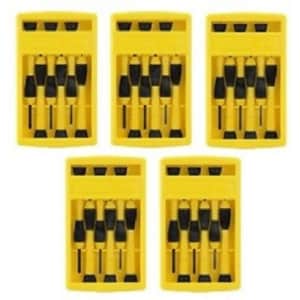 Stanley Tools Stanley 66-052 6 Piece Precision Screwdriver Set (5 Pack) for $39