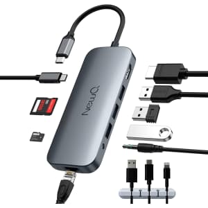 NewQ 9-in-1 USB-C Hub for $20