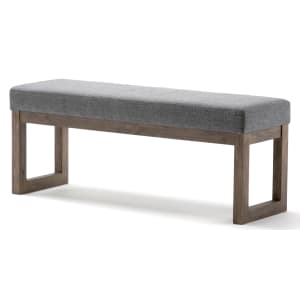 Simpli Home Milltown 44" Ottoman Bench for $118 Simpli Home Milltown 44" Ottoman Bench for $118