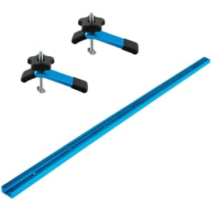 Powertec 48" Universal T-Track with 2 Hold-Down Clamps for $29 Powertec 48" Universal T-Track with 2 Hold-Down Clamps for $29