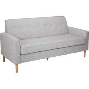 GDF Studio Christopher Knight Home Sawyer Mid-Century Modern Fabric 3-Seater Sofa for $292 GDF Studio Christopher Knight Home Sawyer Mid-Century Modern Fabric 3-Seater Sofa for $292