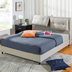 Zinus Avery Queen Platform Bed w/ Reclining Headboard & USB for $367 Zinus Avery Queen Platform Bed w/ Reclining Headboard & USB for $367