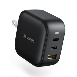 Lululook 3 Port USB-C Fast Charger for $13