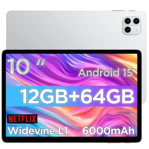 Callsky-Tab 10.1" 12GB Kids' Android 15 Tablet for $40