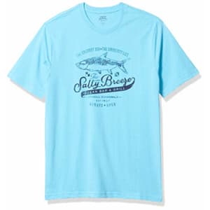 IZOD Men's Short Sleeve Graphic T-Shirt, Bachelor Button, Large for $9 IZOD Men's Short Sleeve Graphic T-Shirt, Bachelor Button, Large for $9