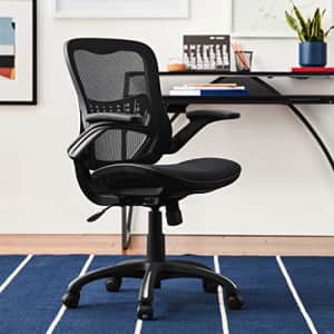 Office Star Ventilated Manager's Office Desk Chair with Breathable Mesh Seat and Back, Black Base, for $210