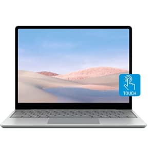 Microsoft Surface Laptop Go 12.4" Touchscreen, Intel Core i5-1035G1 Processor, 4 GB RAM, 128GB PCIe for $330