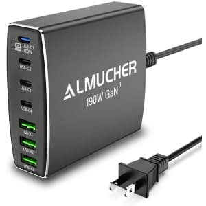 190W USB-C Charging Station for $18