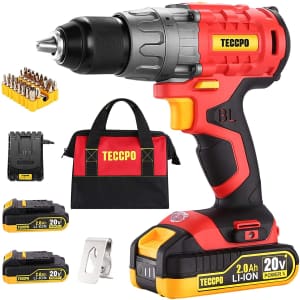 Teccpo 20V Drill Driver Set for $66 Teccpo 20V Drill Driver Set for $66