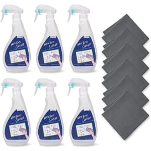 Loukin Dry Erase Board Cleaner 6-Pack for $40