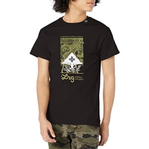 LRG Men's from The Ground Up Logo T-Shirt, Black for $16