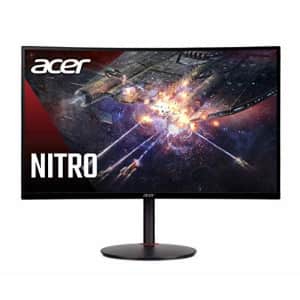 Acer Nitro XZ270U Pbmiiphx 27"" 1500R Curved WQHD (2560 x 1440) VA Zero-Frame Gaming Monitor with for $281