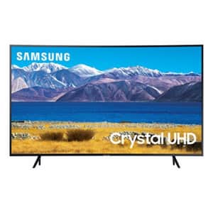 Samsung UN55TU8300FXZA 55" 4K HDR Curved UHD Smart TV for $398