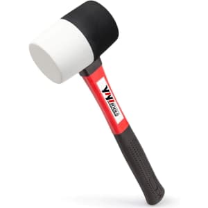 Yiyitools Rubber Mallet Hammer for $6