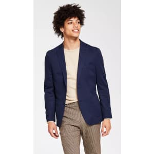 Bar III Men's Slim-Fit Knit Blazer. Apply coupon code "VIP" to save. That's $264 off and a great deal on this brand from Macy's.