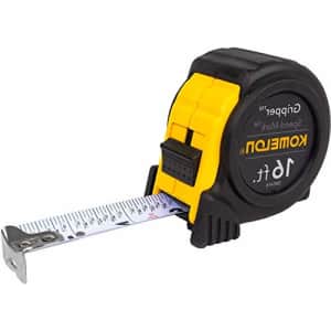 Komelon SM5416 Speed Mark Gripper Acrylic Coated Steel Blade Tape Measure 16-feet by 1-Inch, White for $22 Komelon SM5416 Speed Mark Gripper Acrylic Coated Steel Blade Tape Measure 16-feet by 1-Inch, White for $22