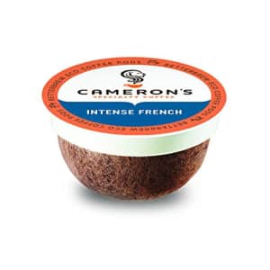 Cameron's Coffee Single Serve Pods, Intense French, 12 Count (Pack of 6) for $26