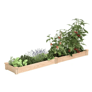 Greenes Fence 8-Foot Premium Cedar Raised Garden Bed for $50