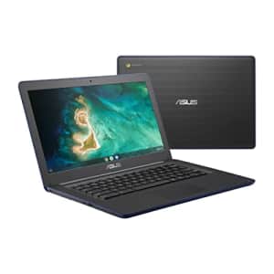 ASUS Chromebook C403 Rugged & Spill Resistant Laptop, 14.0" HD, 180 Degree, Intel Celeron N3350 for $202