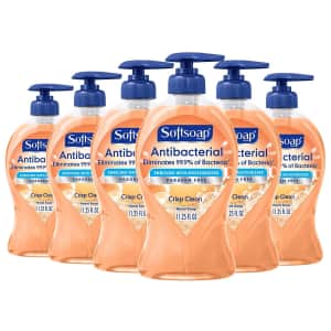 Softsoap 11oz. Antibacterial Liquid Hand Soap 6-Pack for $11 via Sub. & Save