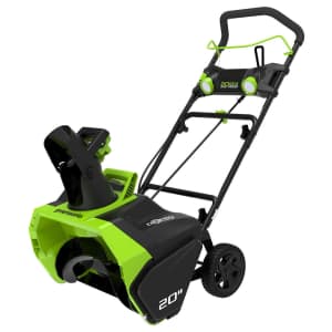 Greenworks 40V 20" Cordless Brushless Snow Blower w/ 4.0Ah Battery and Charger for $149