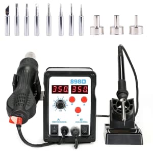 Creworks 2-in-1 SMD Soldering and Hot Air Rework Station for $49 Creworks 2-in-1 SMD Soldering and Hot Air Rework Station for $49