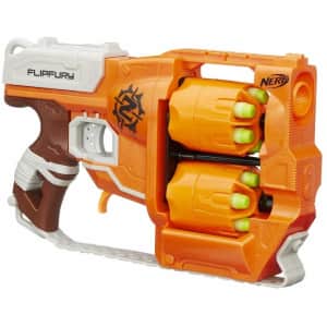 Nerf Zombie Strike FlipFury Blaster for $9 Nerf Zombie Strike FlipFury Blaster for $9